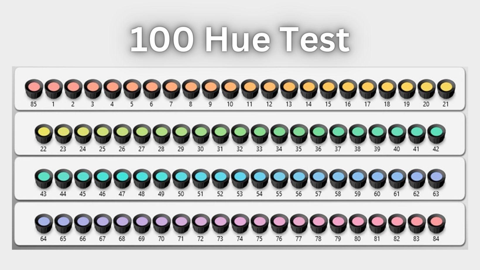 100 hue test