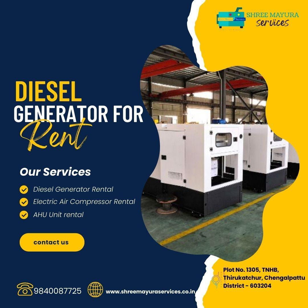 Diesel Generator Rental  In Vandalur