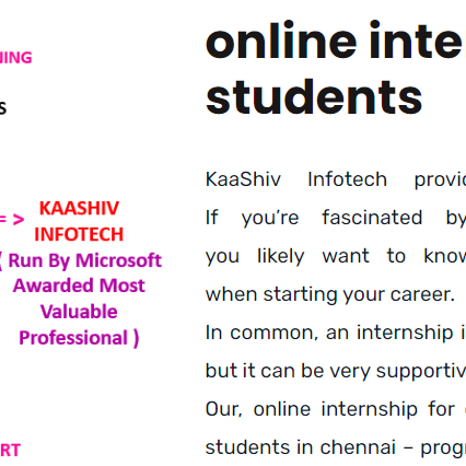  Online Internship For Cse Students  Online Internship For Cse Students