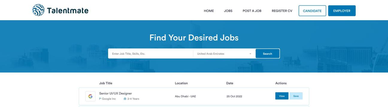 Talentmate  Jobs In UAE