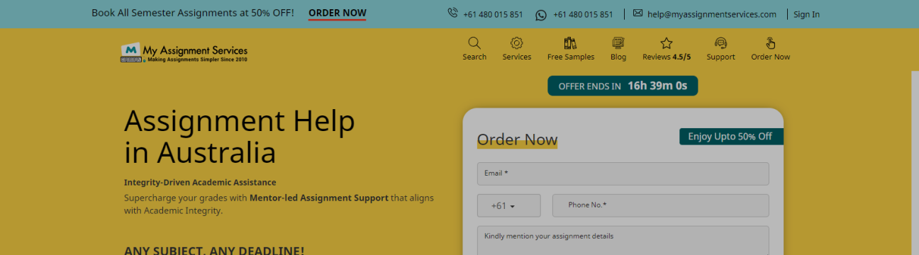 My Assignment Services