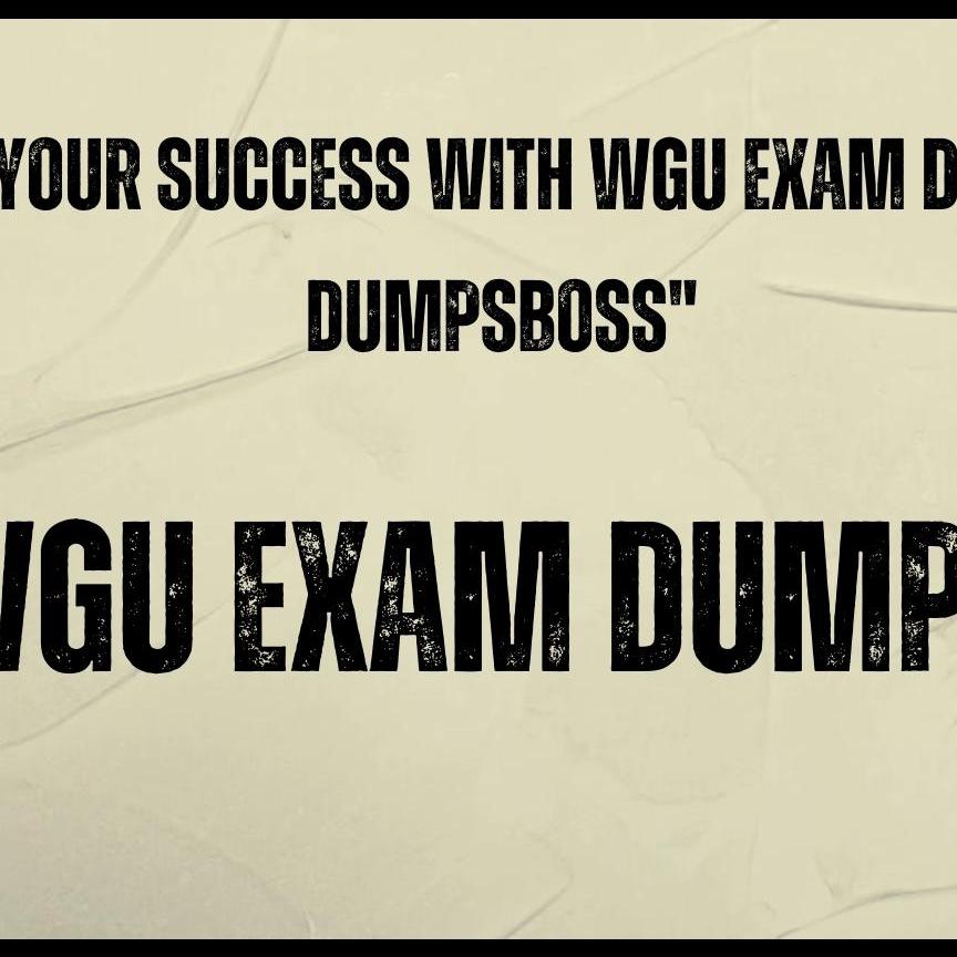 WGU Dumps