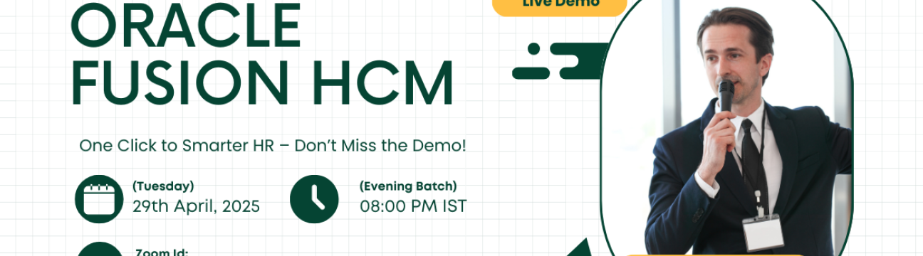 Master Oracle Fusion HCM Online Training Demo
