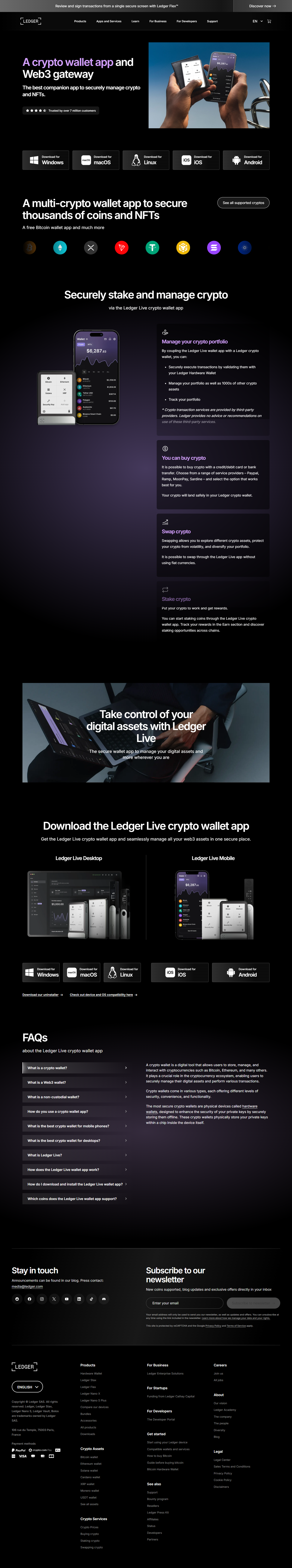 Ledgerlive Login