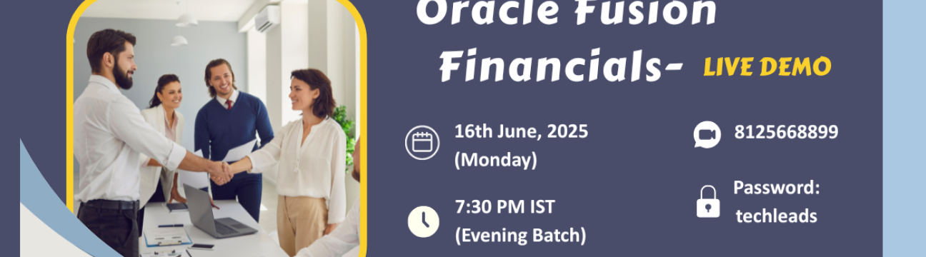 Master Oracle Fusion Financials Online Demo