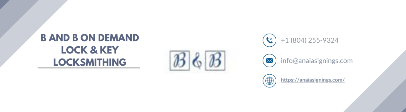 B And B On Demand  Lock & Key Locksmithing