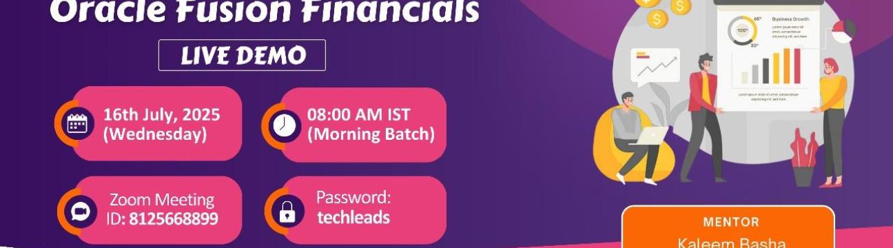 Free Oracle Fusion Financials Course - Live Demo