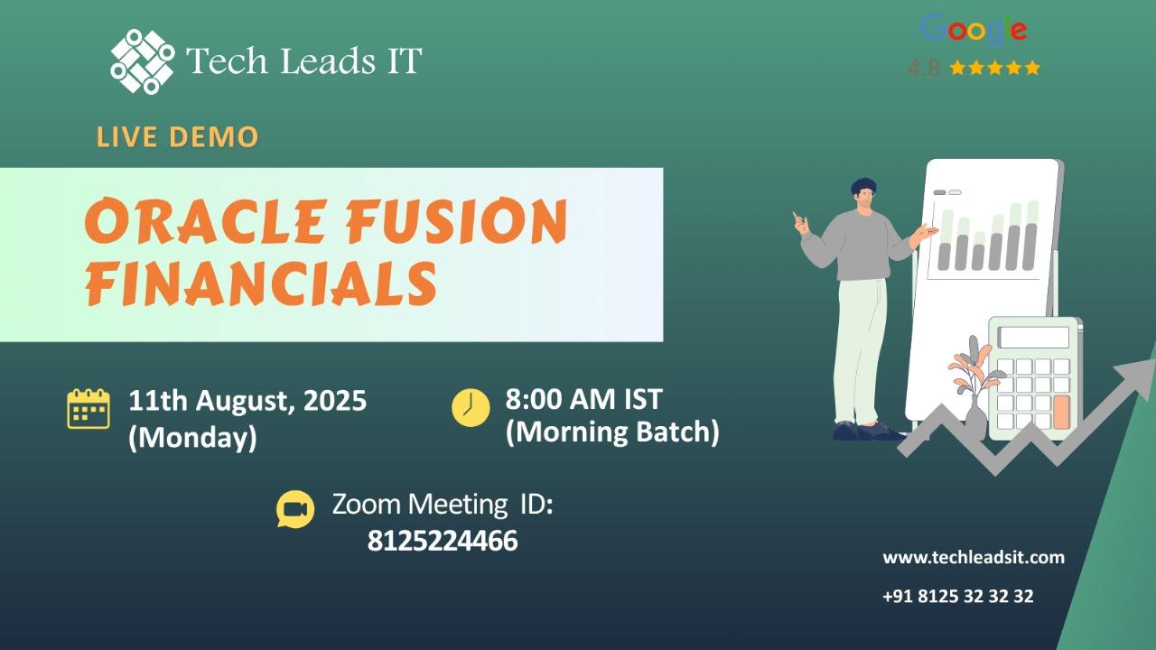 Learn oracle fusion financials course - live demo