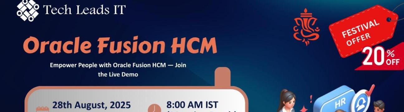 Join  Oracle Fusion HCM – Live Online Demo