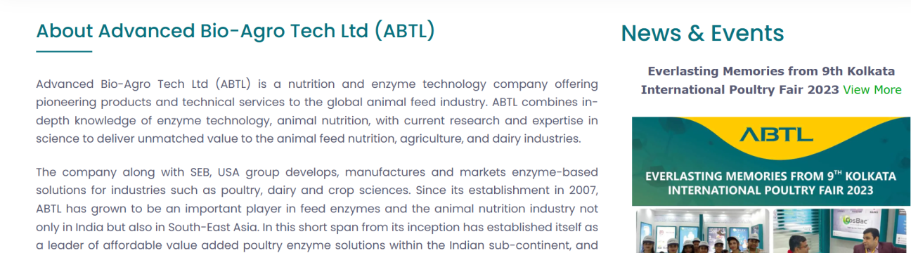 Advanced Bio Agro Tech LTD