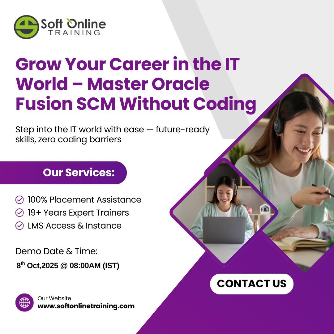 Free Oracle Fusion SCM Online Training &ndash; Live Demo