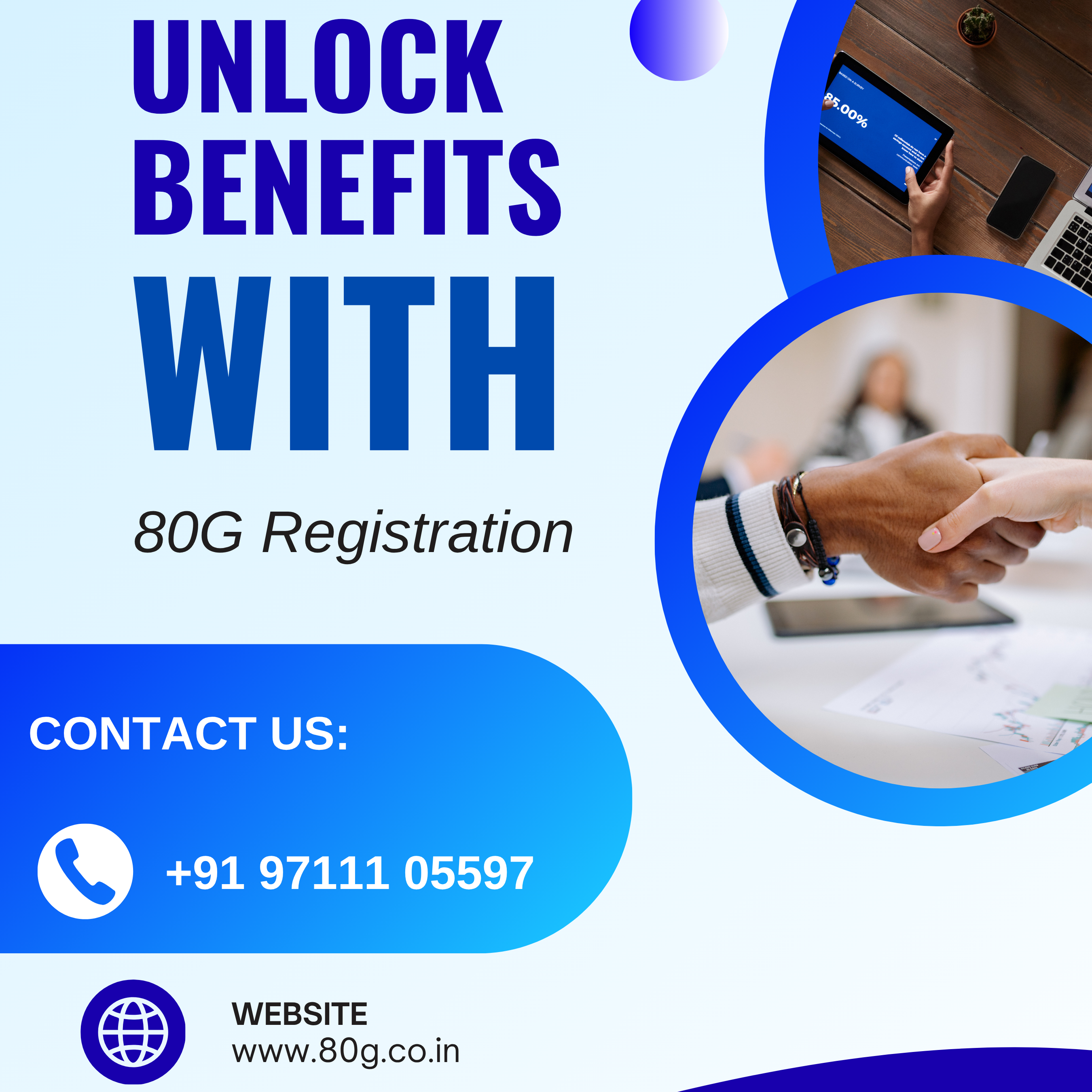 80g Registration Benefits