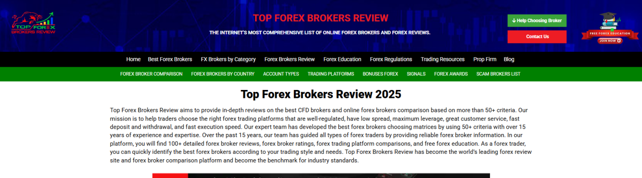 Top Forex Brokers Review