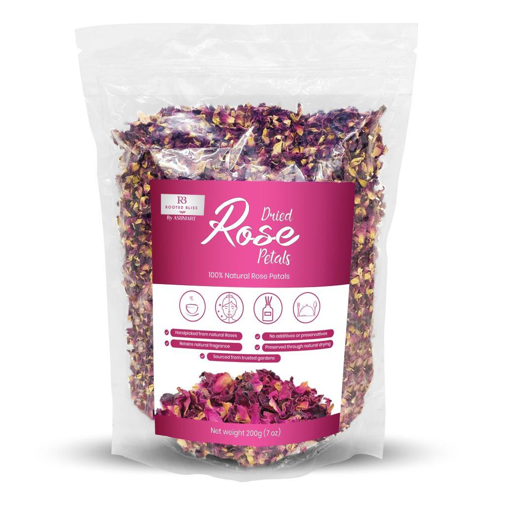 DRIED ROSE PETALS 