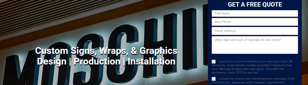 All Venue  Graphics And Signs