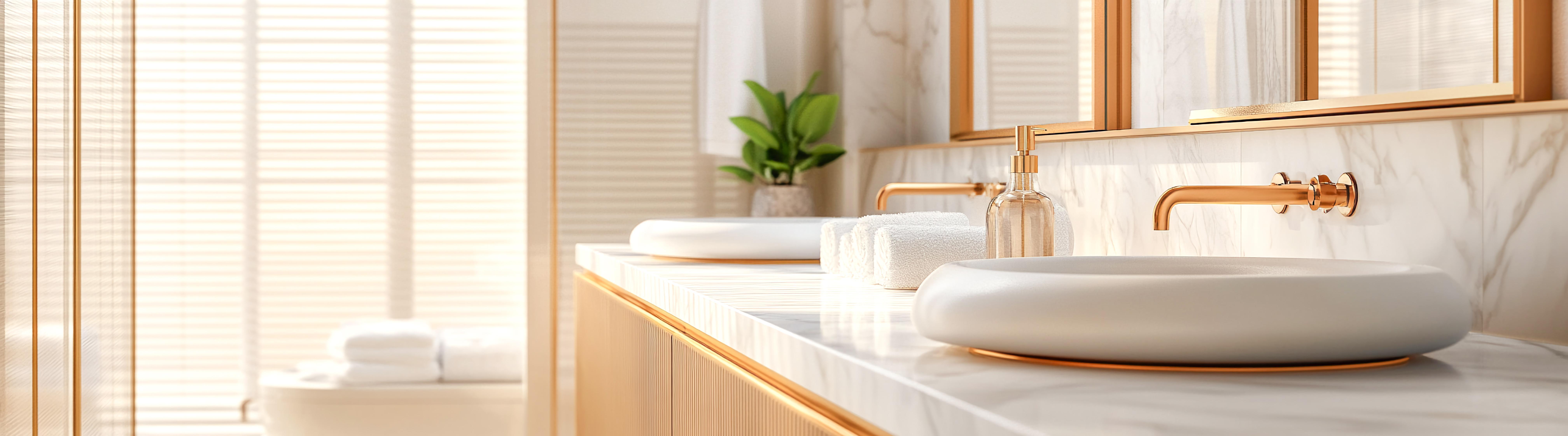 Gold Bathroom