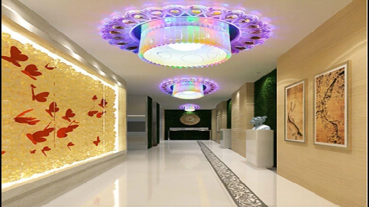 Modern LED ceiling lights with glass elements for stylish home interiors.
