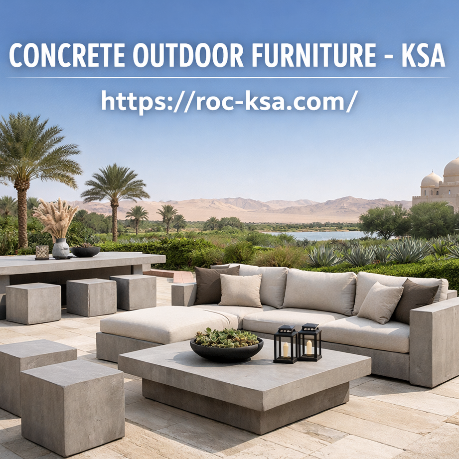 Concrete Outdoor  Furniture KSA 