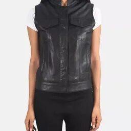 Leather Vest  Women