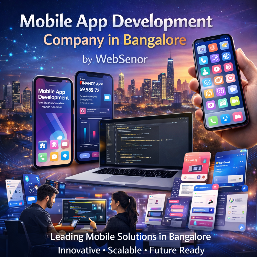 How Websenor Stands Out as a Mobile App Development Company in Bangalore