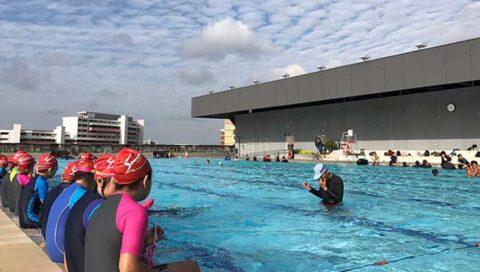 swimming lessons at Bukit Canberra