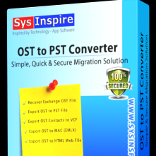 SysInspire OST To PST Converter